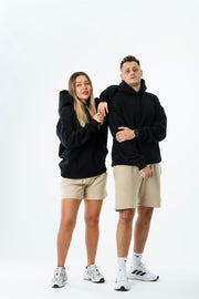 Unisex Oversized Hoodie – Jet Black