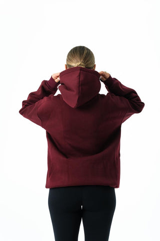 Unisex Oversized Hoodie – Maroon