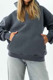Unisex Oversized Hoodie – Charcoal Grey