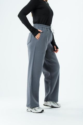 Women’s Relaxed Fit Sweatpants – Charcoal Grey