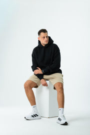 Unisex Oversized Hoodie – Jet Black