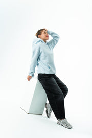 Unisex Oversized Hoodie – Sky Blue