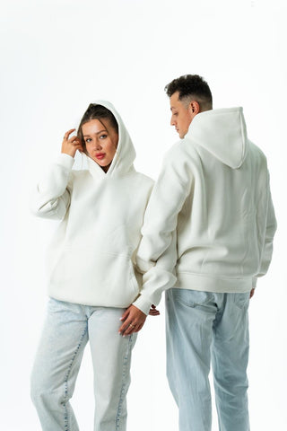 Unisex Oversized Hoodie – Off White