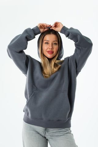 Unisex Oversized Hoodie – Charcoal Grey