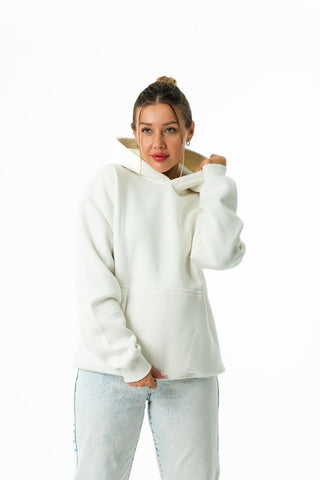 Unisex Oversized Hoodie – Off White