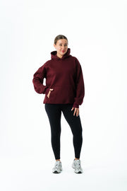 Unisex Oversized Hoodie – Maroon