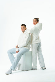 Unisex Oversized Hoodie – Off White