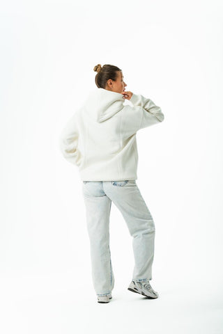 Unisex Oversized Hoodie – Off White