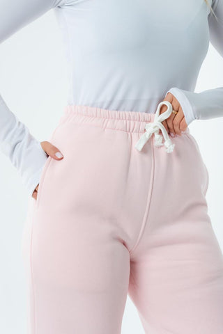 Women’s Relaxed Fit Sweatpants – Soft Pink