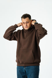 Unisex Oversized Hoodie – Chocolate Brown