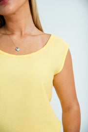 Women’s Relaxed Fit Sleeveless Set – Yellow